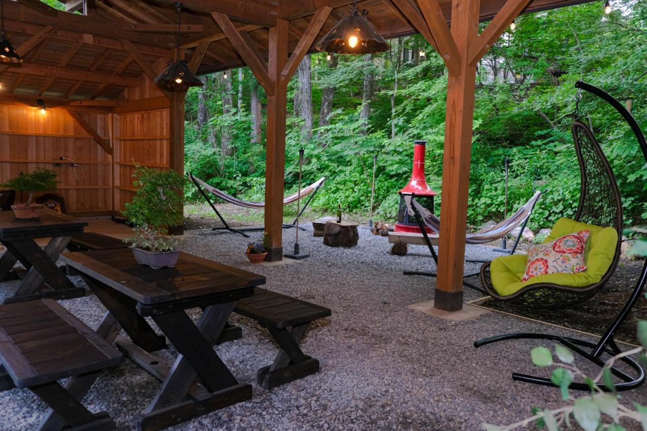 Kizuna Lodge & Bbq Centre Хакуба-Мура Экстерьер фото